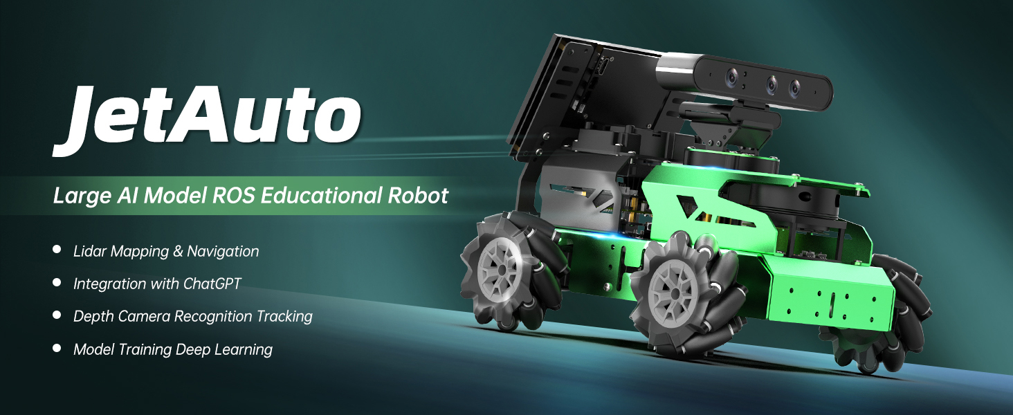 Amazon.com: JetAuto ROS2 Robot Car with ChatGPT Large AI